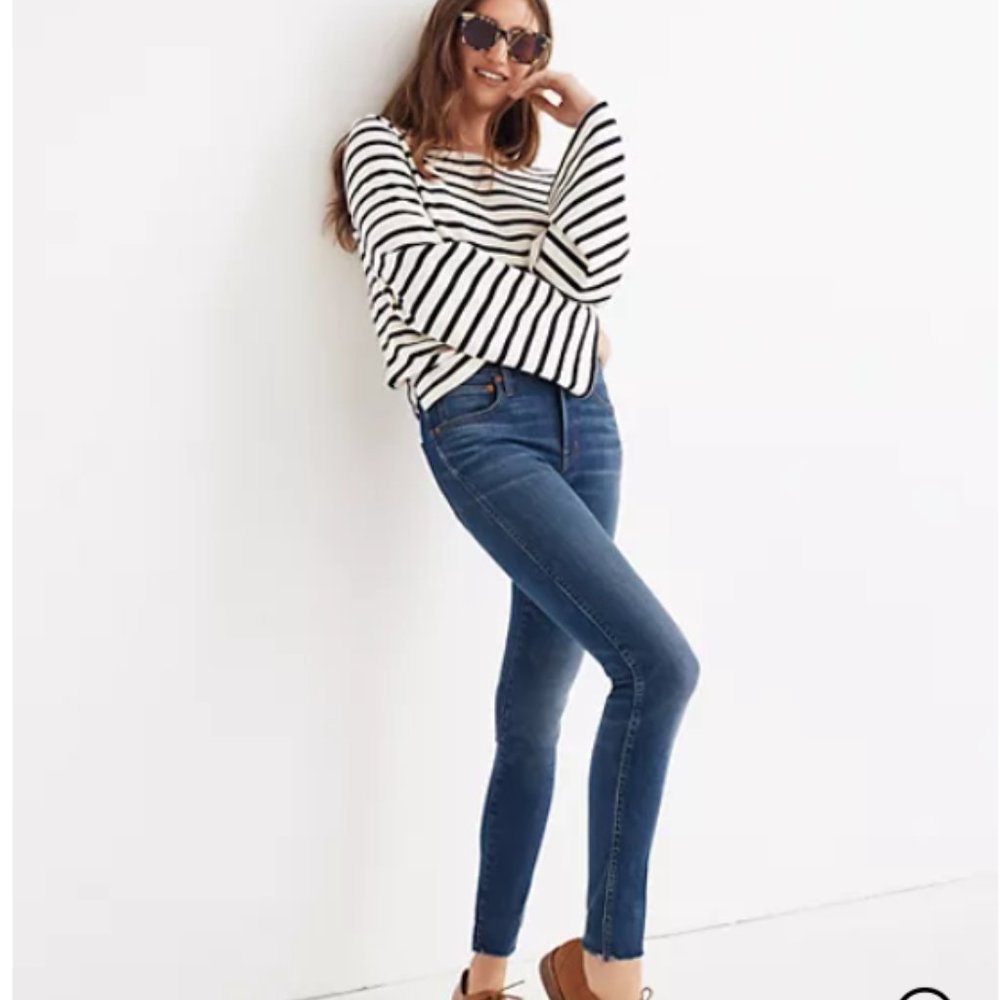 Madewell Women's Skinny Jeans in Dark Blue